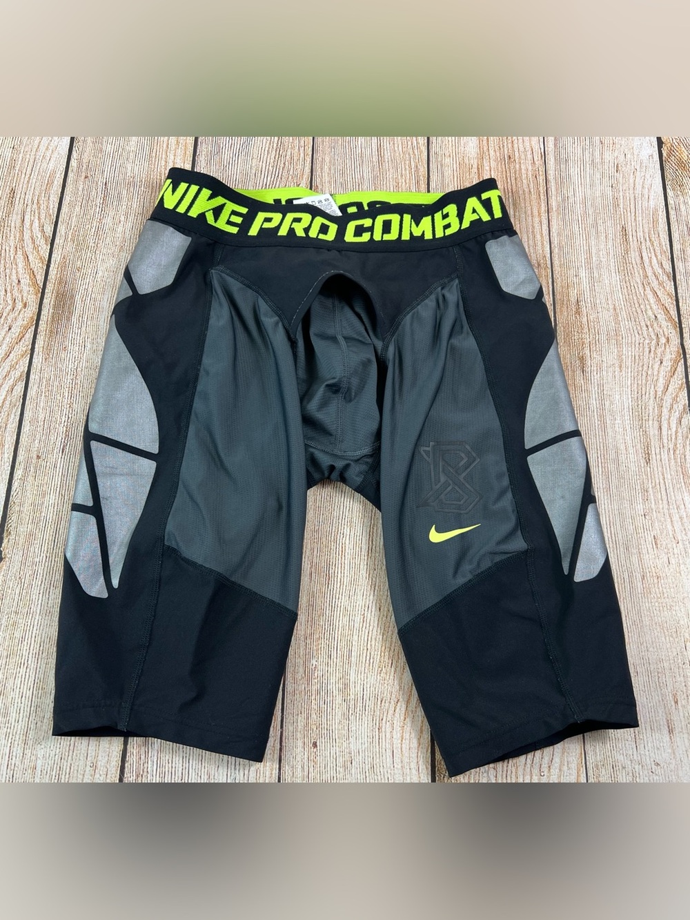 Mens Nike Dri Fit Pro Combat Black Sliding Shorts MLB Baseball Shorts Medium